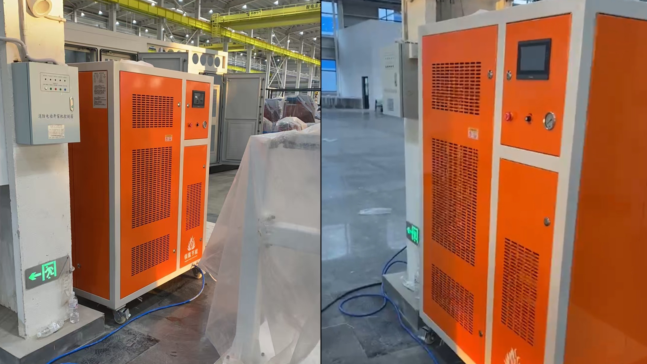 某变压器制造企业新建生产厂房完成氢氧焊机核心设备安装调试